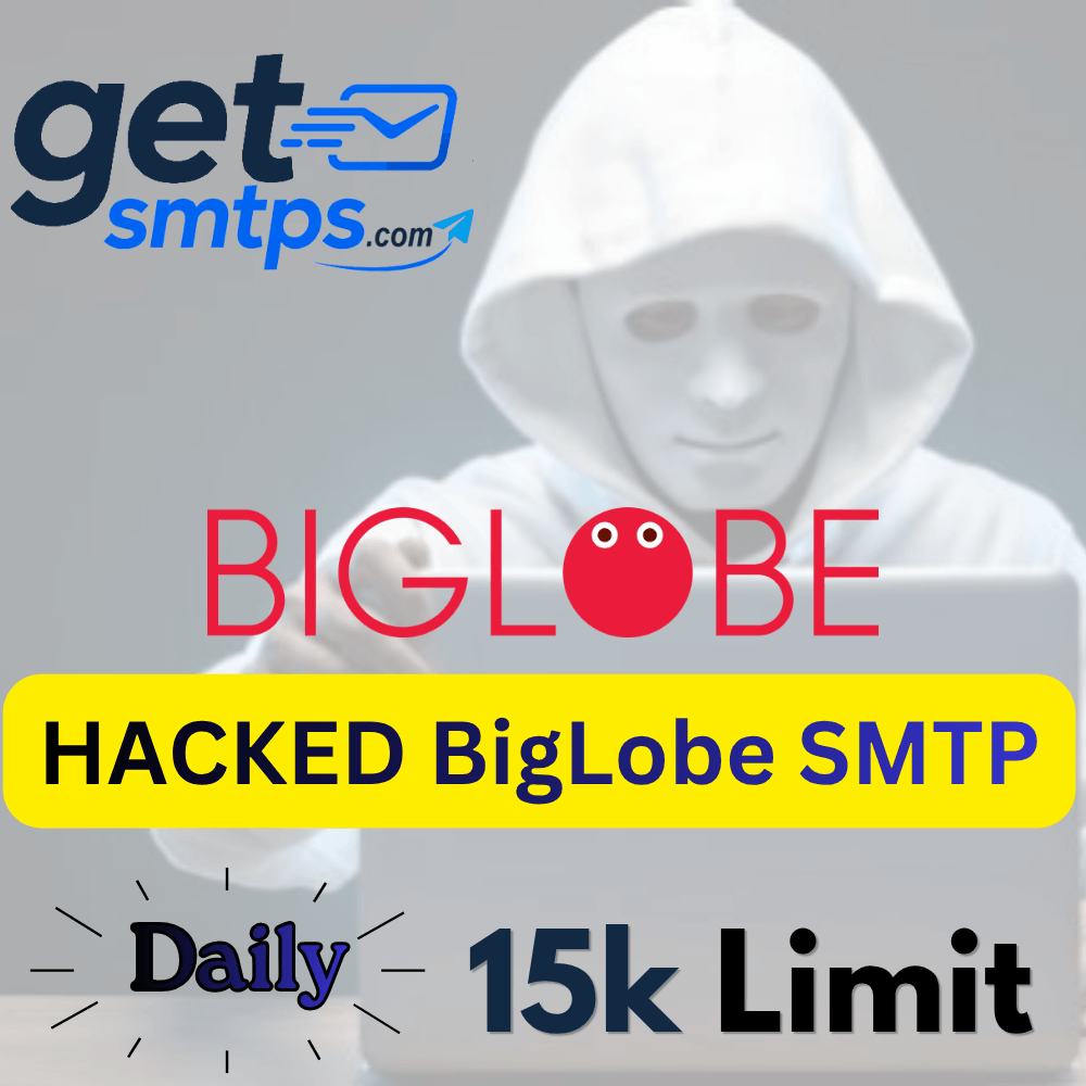 Biglobe SMTP With 15K Daily Sending Limit